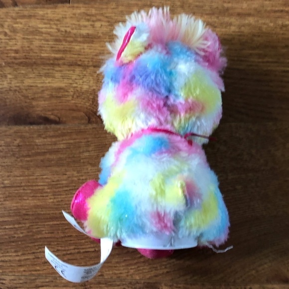 Small Rainbow talking Llama plush stuffed animal - Picture 3 of 4